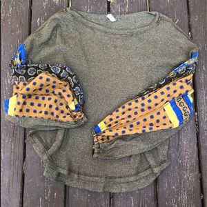 We the free oversized medium long sleeve shirt